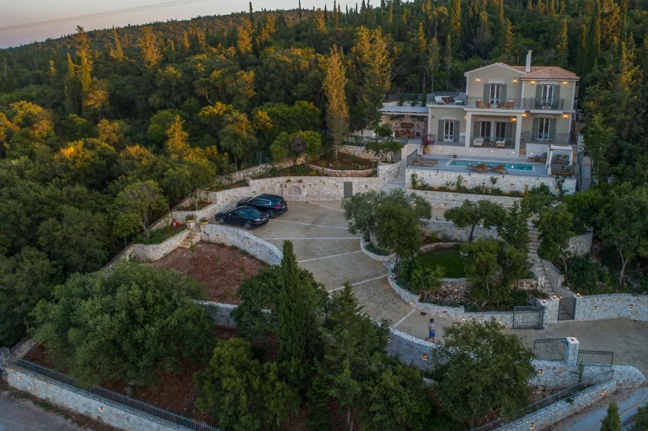 Luxury Villa Above Emblisi Beach , With Heated Pool ! Fiskardo 0*,  Greece
