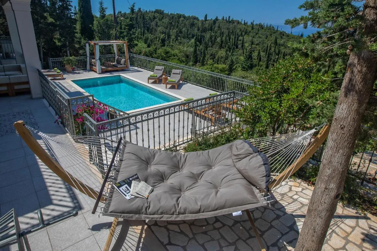 Luxury Villa Above Emblisi Beach , With Heated Pool ! Fiskardo Greece