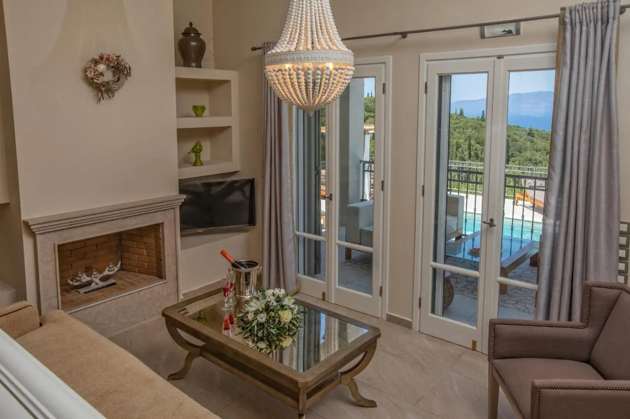 Luxury Villa Above Emblisi Beach , With Heated Pool ! Fiskardo