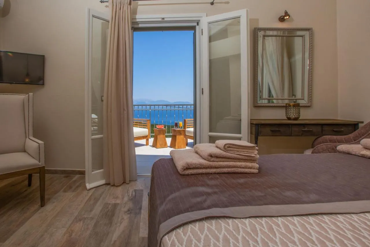 Luxury Villa Above Emblisi Beach , With Heated Pool ! Fiskardo
