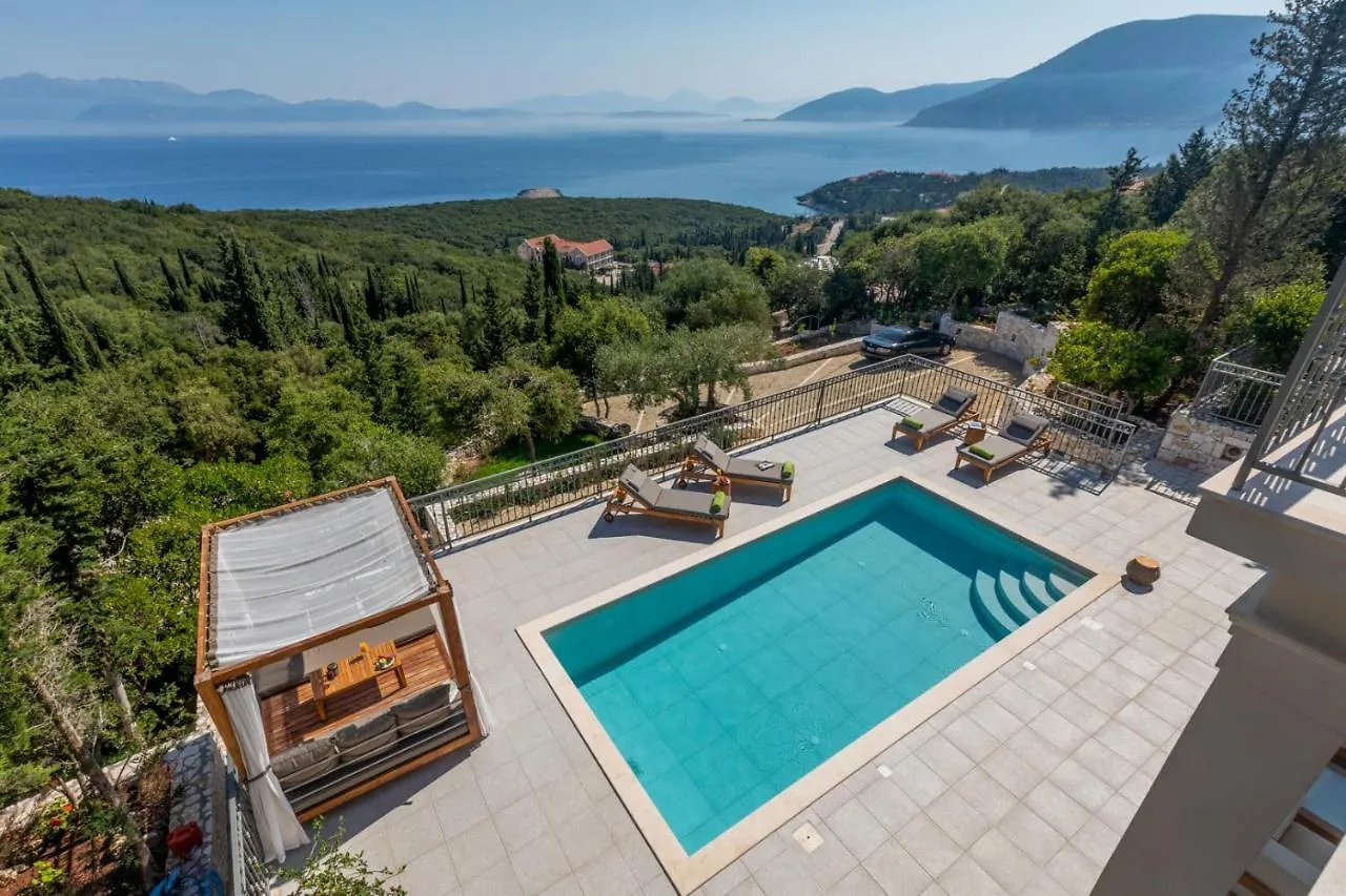 Luxury Villa Above Emblisi Beach , With Heated Pool ! Fiskardo Greece