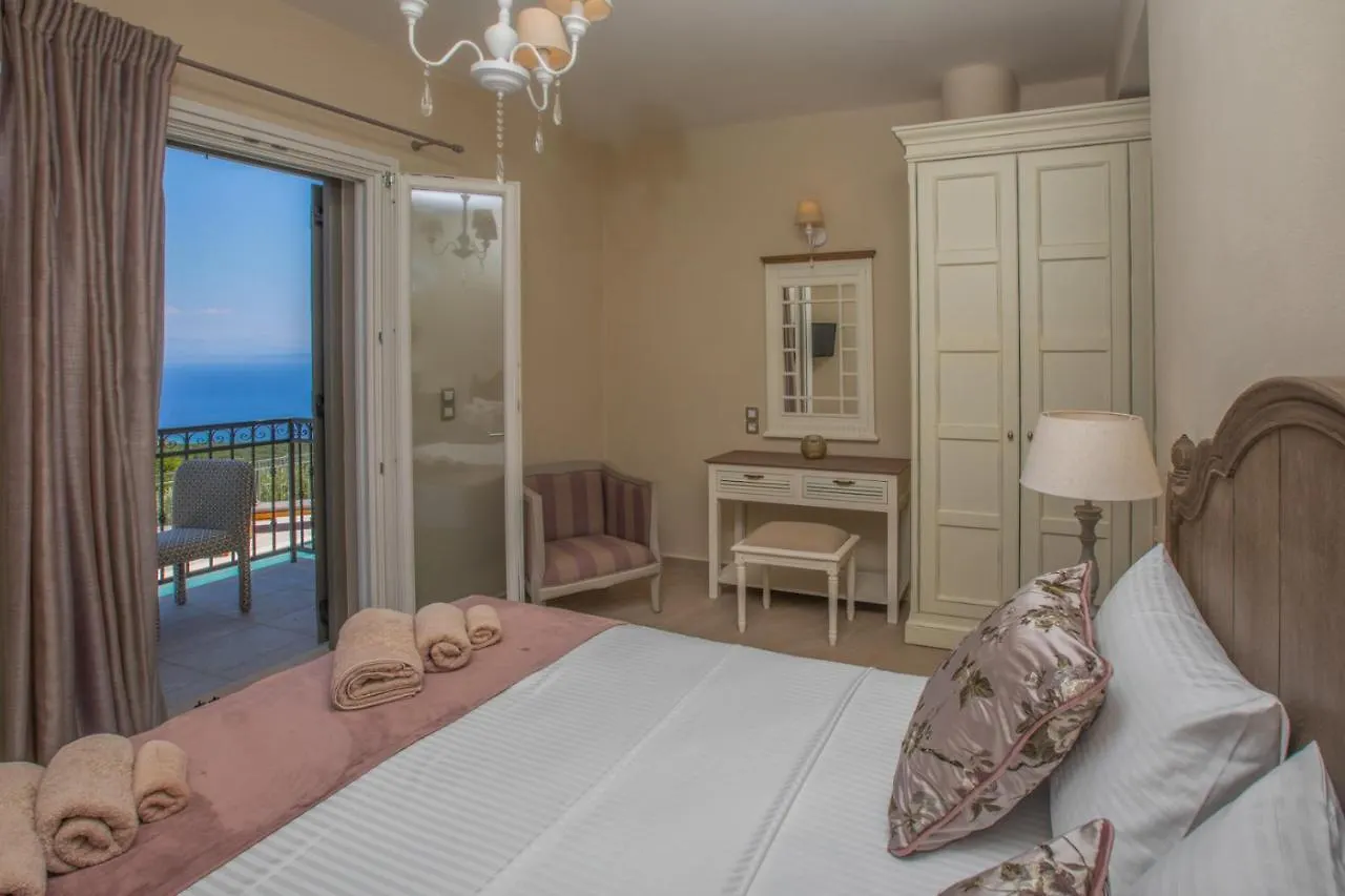 Luxury Villa Above Emblisi Beach , With Heated Pool ! Fiskardo Greece
