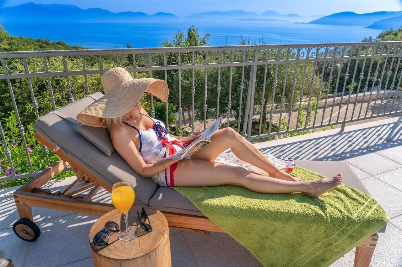 Luxury Villa Above Emblisi Beach , With Heated Pool ! Fiskardo Greece