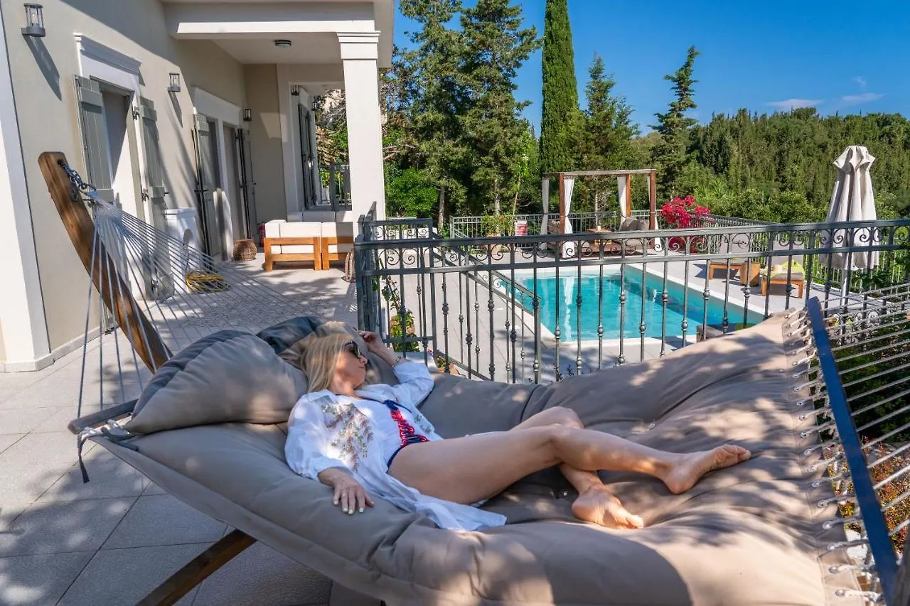 Luxury Villa Above Emblisi Beach , With Heated Pool ! Fiskardo 0*,  Greece